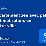 Appartement cosy avec patio en centre-ville